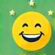 Icône satisfaction client, avis excellents